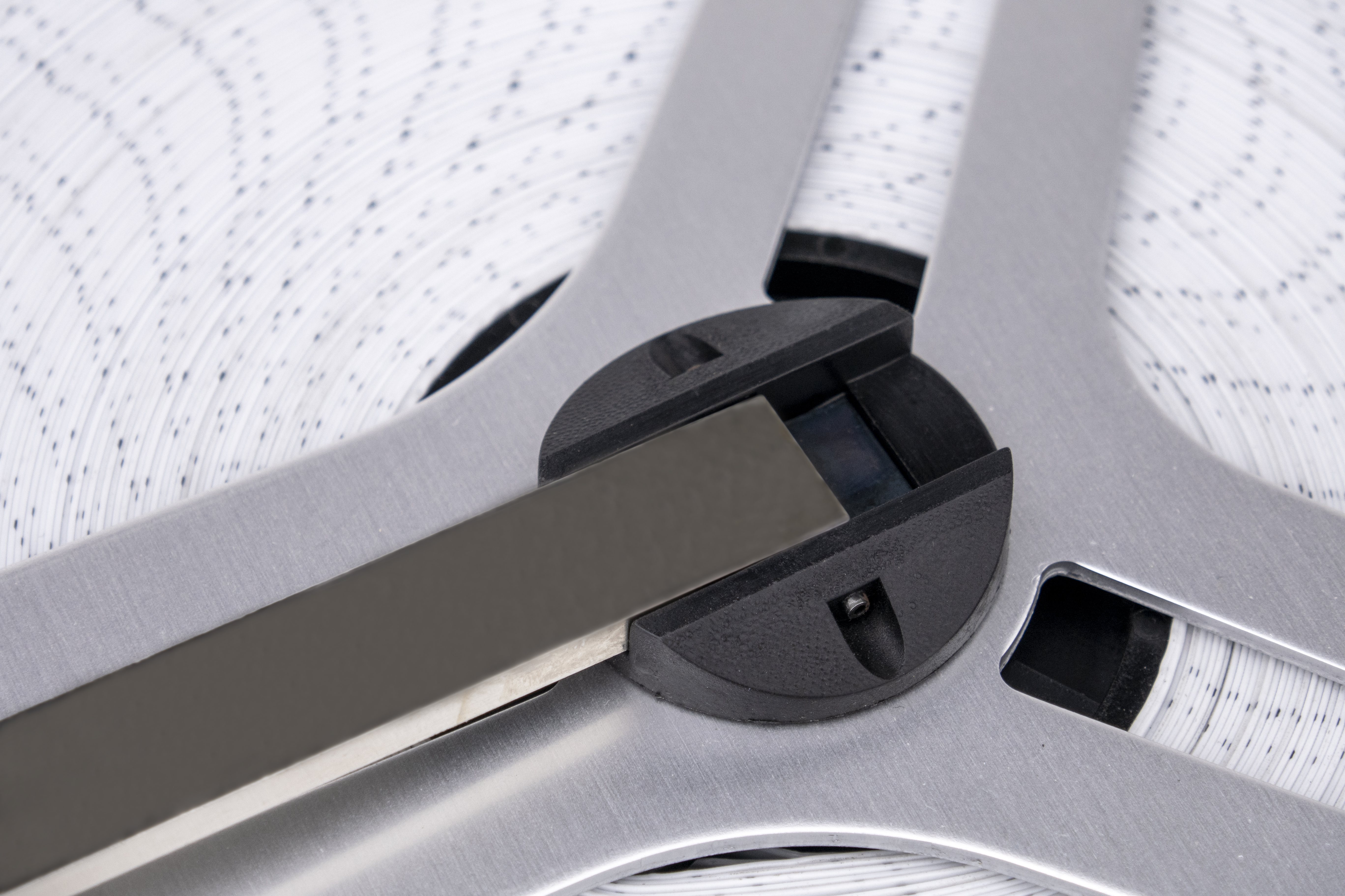 Weiss Rahmenmessband aus Glasfaser